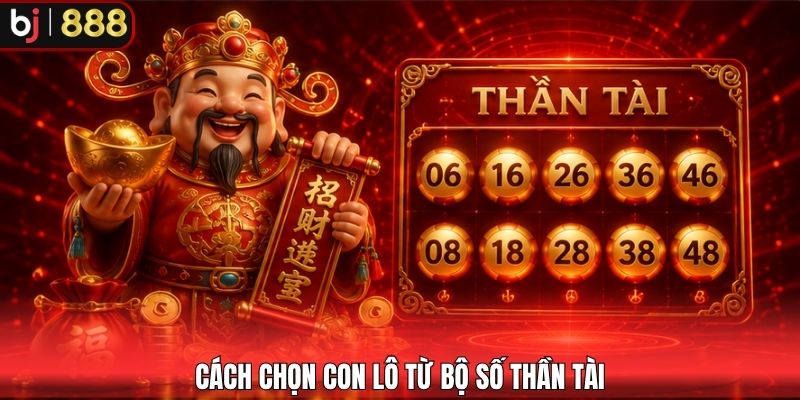 Cách chọn con lô từ bộ số thần tài